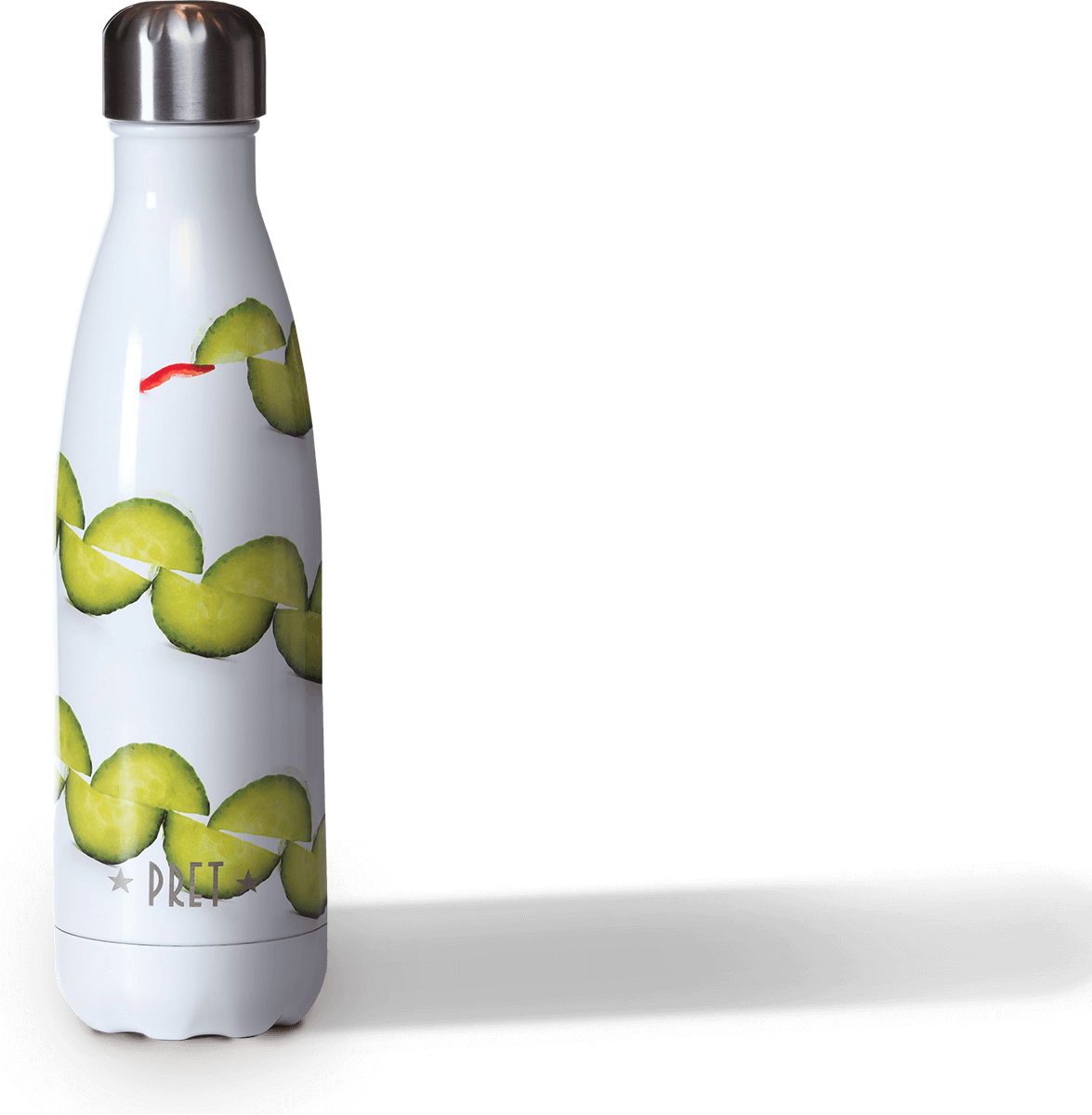 Pret's Reusable Bottle - Water Bottle (1175x1200), Png Download