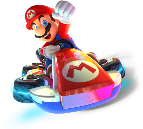 Players Of All Ages Can Take To The Track And Race - Mario Kart 8 Deluxe For Nintendo Switch (500x453), Png Download