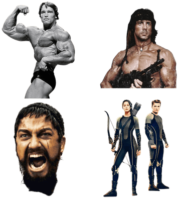 Action Movies - Rambo (400x400), Png Download