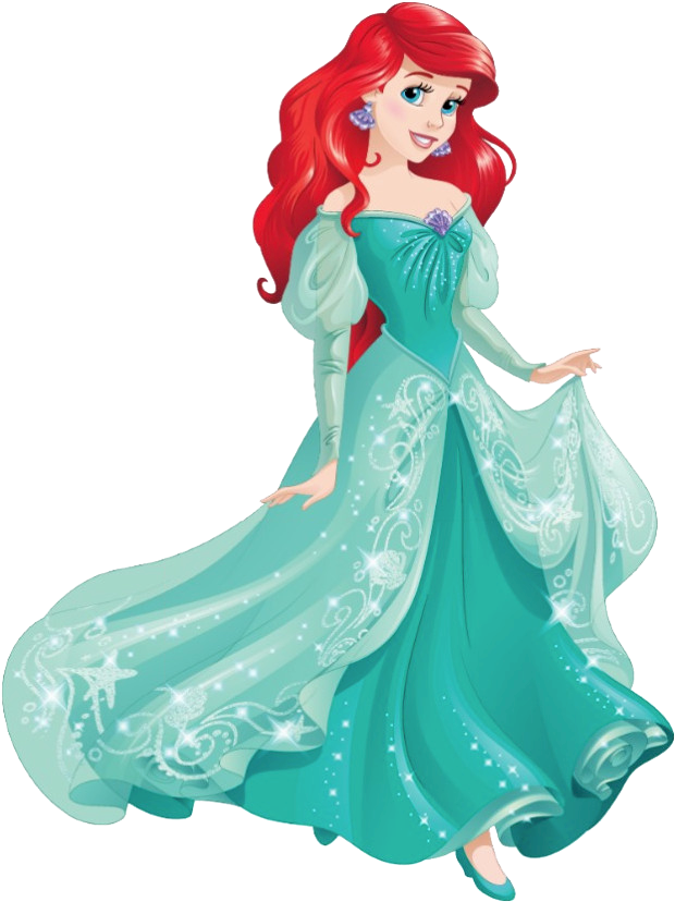 Ariel Little Mermaid Png - Ariel Disney Princess (636x842), Png Download
