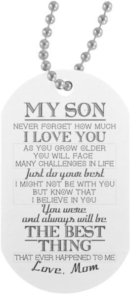Girls, Teens, Or Womans Horse Necklace In Sterling - Mother To Son Necklace (600x600), Png Download
