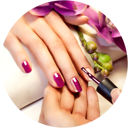 Full Range Of Manicures And Pedicures From Exquisite - Express Pamper Treatment At Vibro Suite (427x427), Png Download