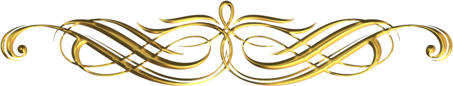 Free Download Transparent Decorative Lines Clipart - Decorative Gold Line Png (1024x566), Png Download