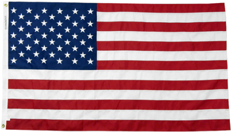 Heavy Duty Polyester American Flag - American Flag (460x368), Png Download