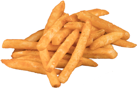 Crispy Fries 脆皮薯条 - French Fries (450x399), Png Download