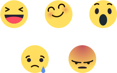 Emoji Fb - Png Facebook Likes Emojis (800x600), Png Download