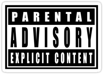 Pin Parental Advisory Label On Pinterest - Rough Trade Dean Blunt - Black Metal [cd] Usa Import (375x360), Png Download