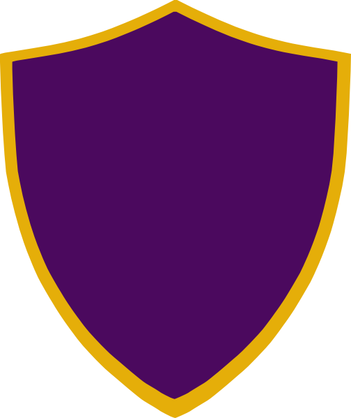 Gold And Purple Shield Clip Art At Clker - Manuel De Pierola Castro (504x599), Png Download