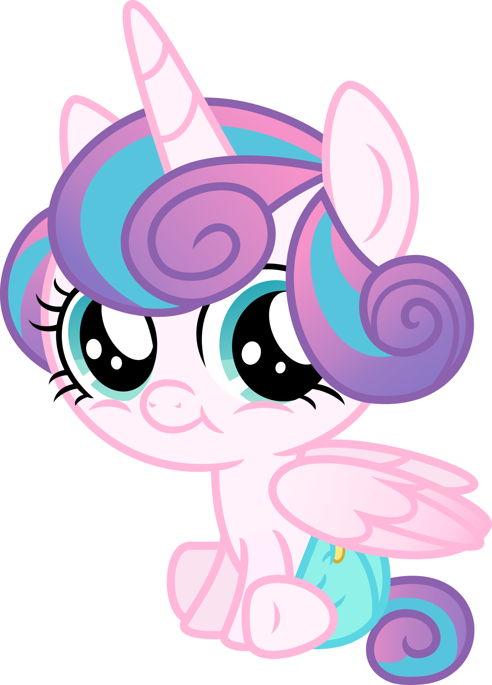 Baby Flurry Heart - Mlp Flurry Heart Baby (1600x2226), Png Download
