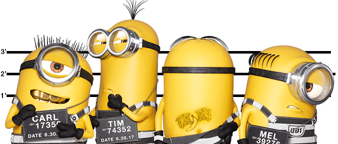 Minions Png Images Free Download Banner Free Library - Despicable Me 3 Minions Png (669x285), Png Download