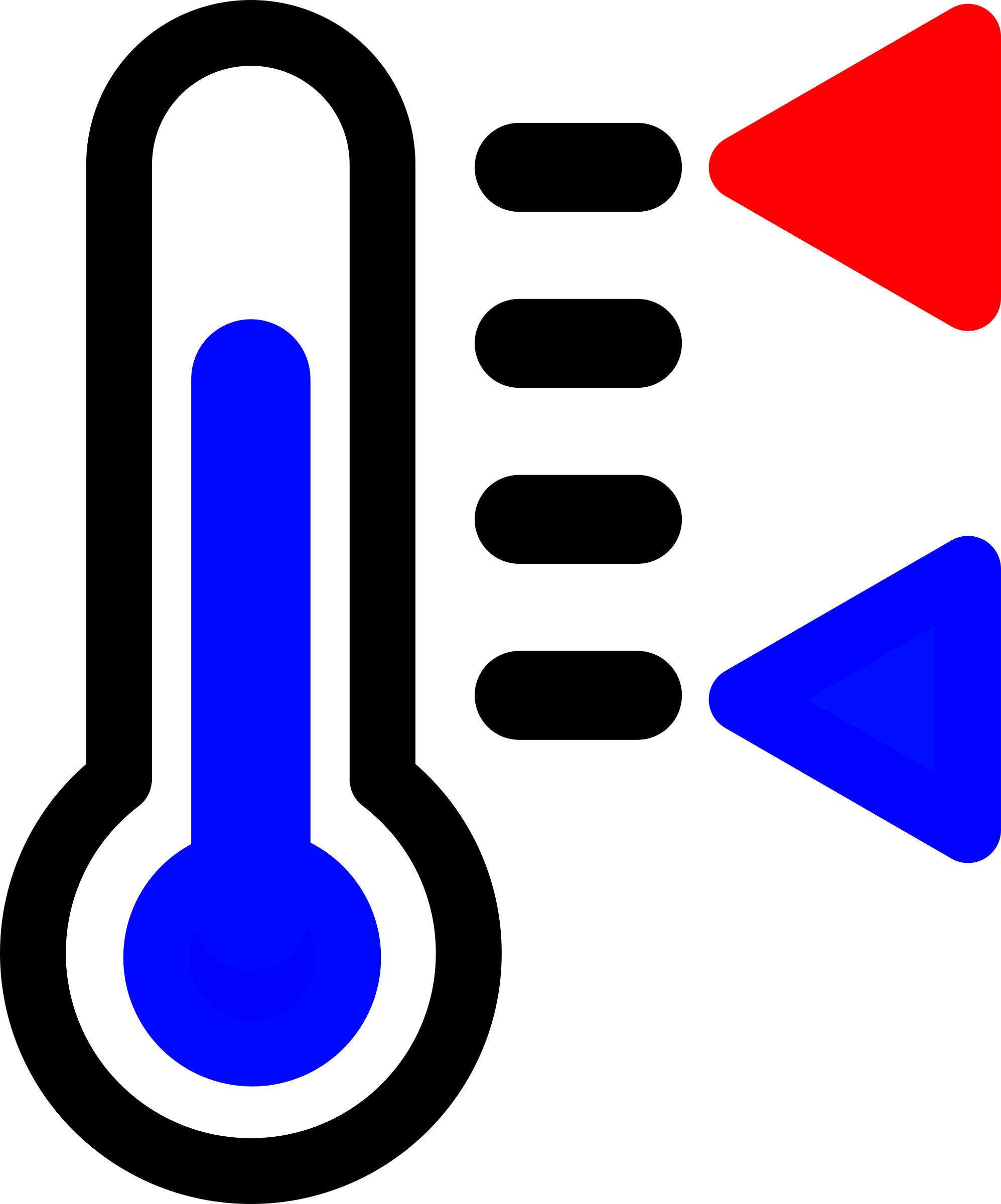 This Free Icons Png Design Of Thermometer Icon With (1995x2400), Png Download