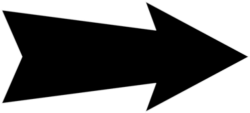 Icono De Flecha En Estilo Plano - Arrow (640x640), Png Download
