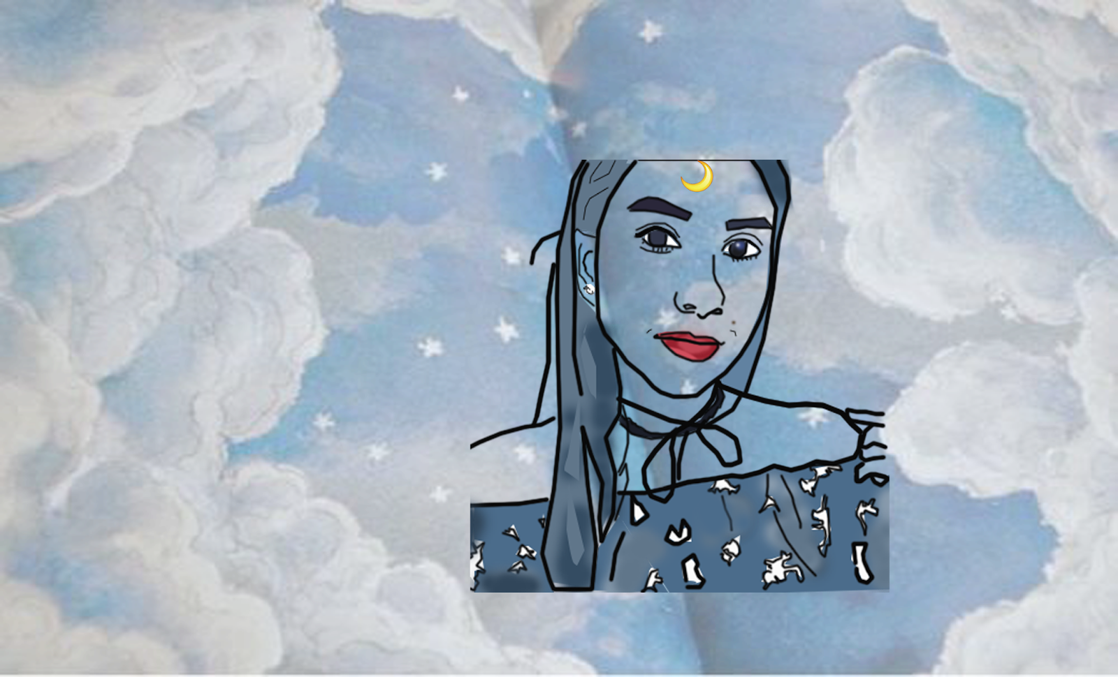 -sugagif - Baby Blue Tumblr Aesthetic (1600x970), Png Download