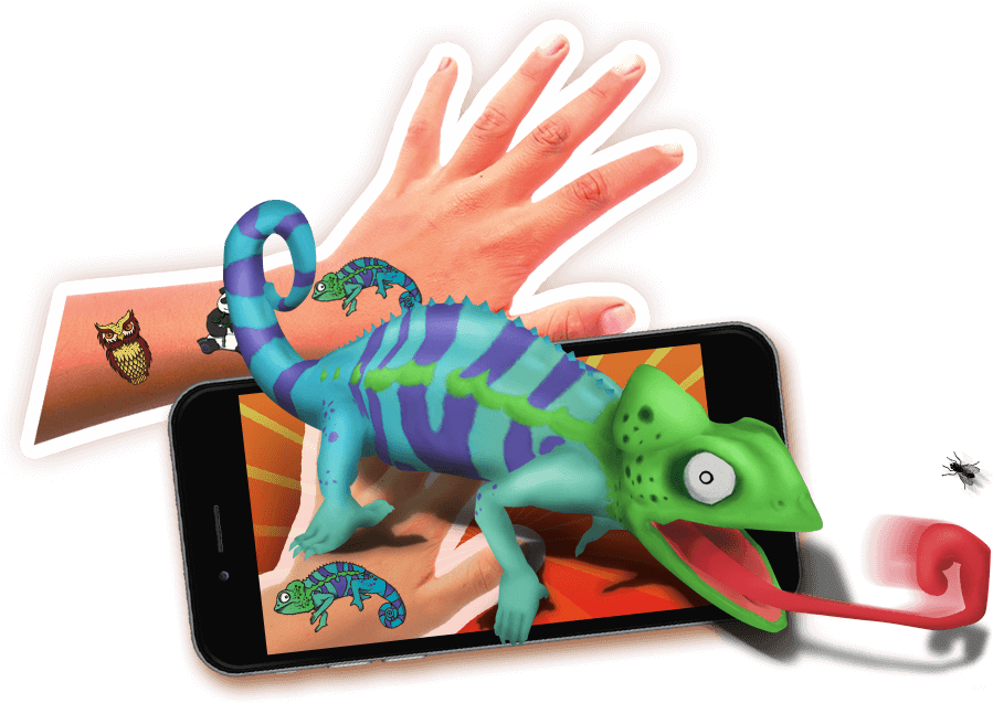 Realidad-aumentada - Tatuajes En Realidad Virtual (904x643), Png Download