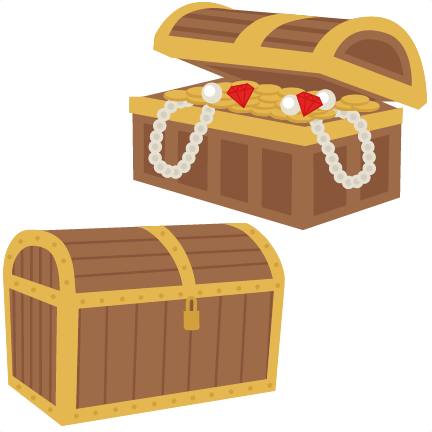 Treasure Chest Svg Scrapbook Cut File Cute Clipart - Clip Art (432x432), Png Download