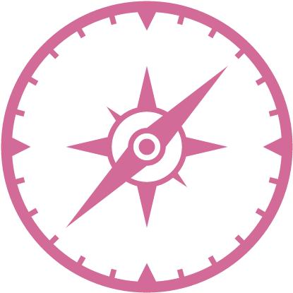 Compass Clipart Pink - First Choice Appraisal Management (500x500), Png Download