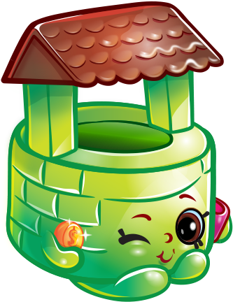 Image Result For Wishing Well - Shopkins Dibujos Tiernos (576x495), Png Download