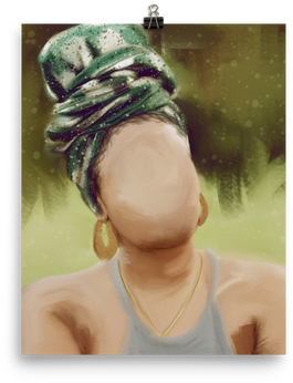 "emerald Queen" Print - Watercolor Paint (500x500), Png Download