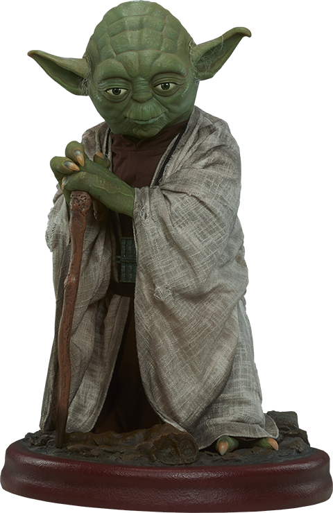 Yoda Life-size Figure - Sideshow Yoda Life Size Figure (480x740), Png Download