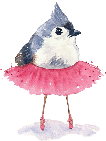 Shop For Bird Watercolor On Etsy, The Place To Express - Illustration Birds Watercolors (570x713), Png Download