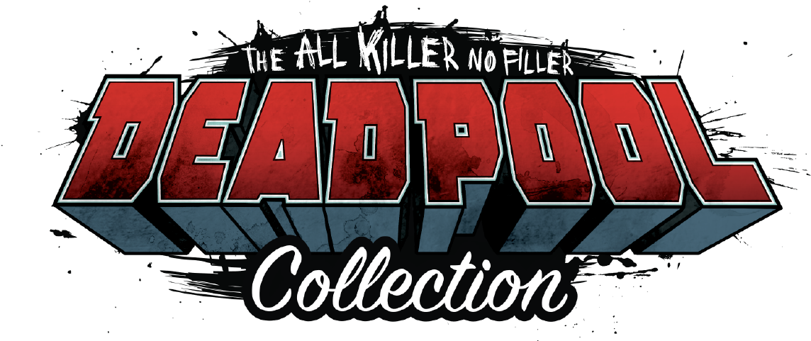 Deadpool With Sword On Name - Refrigerator Magnet (1180x480), Png Download