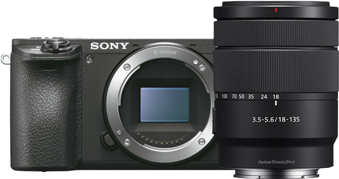 Sony Alpha A6500 Digital Camera With 18 135mm F3 - Sony Alpha A6500 Mirrorless Digital Camera With 16-70 (700x381), Png Download