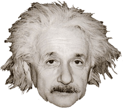 Albert Einstein Hair - Albert Einstein (415x378), Png Download
