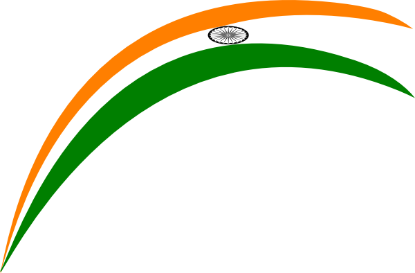 Small - Indian Flag Background Png (600x394), Png Download