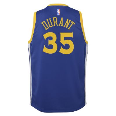 Kevin Durant Golden State Warriors Nike Icon Edition - Kevin Durant Autographed Golden State Warriors Swingman (400x400), Png Download