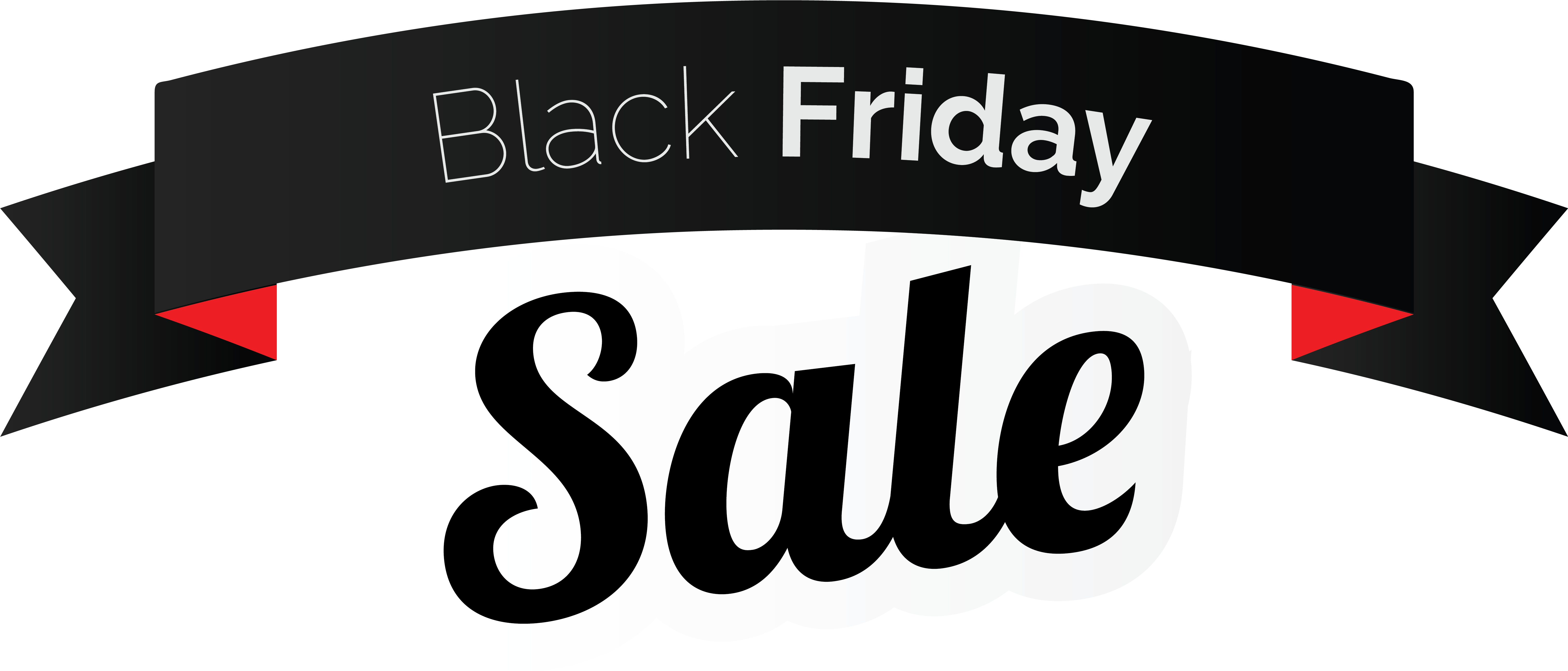 Black Friday Sale Banner Png Clipart Picture - Black Friday Png (6245x2827), Png Download