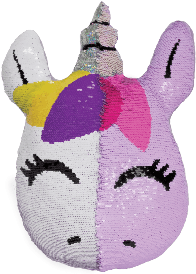 Transparent Slime Sequin Huge Freebie Download For - Unicorn Sequin Reversible Pillow (550x550), Png Download