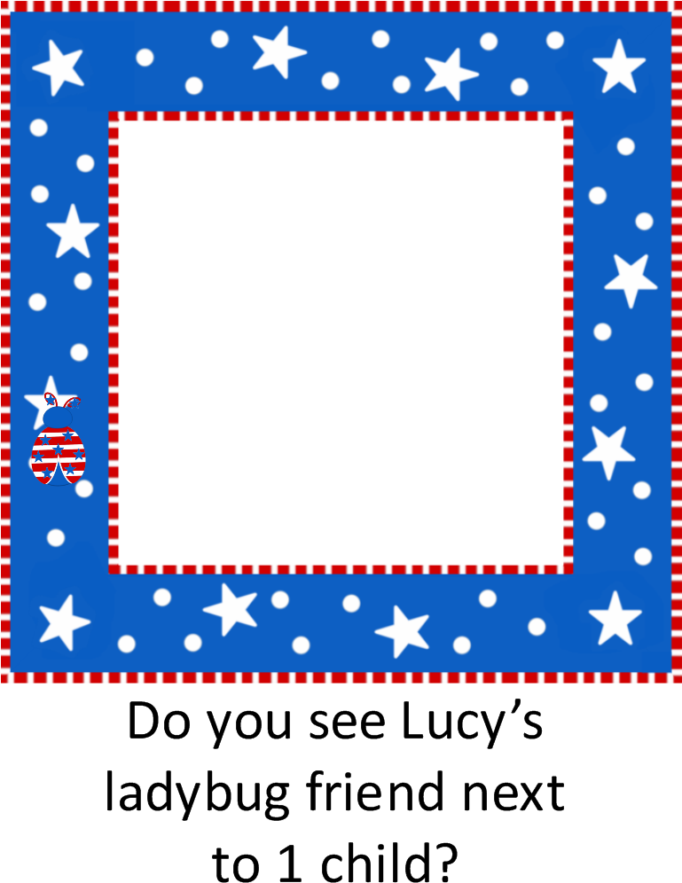 1 Child Page Template - Transparent 4th Of July Photo Frames Png (768x1024), Png Download