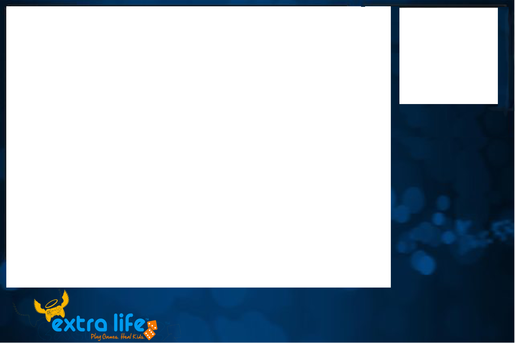 Extra Life Overlay (1800x1200), Png Download