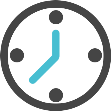 Recruit Clock Icon Grey - Clock Icon Grey (377x380), Png Download