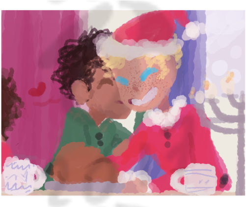 In The Tag There're The Names Of The Kids - Illustration (540x422), Png Download