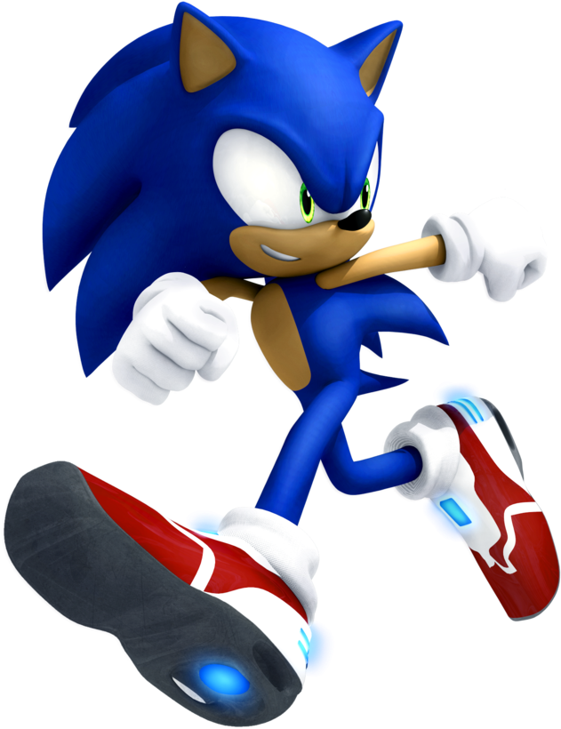 Sonic Running Soap Shoes - Sonic 06 Custom Shoes (800x857), Png Download