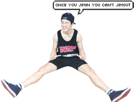 Picture - Bts Gif Transparent Jimin (438x338), Png Download