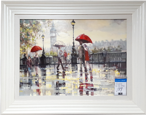 London In The Rain London In The Rain - Art Print: Ewa Art Print By Ewa : 20x28in (700x411), Png Download