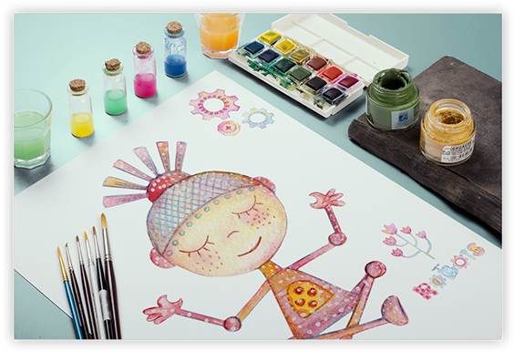 Thank You For Watching - Watercolor Painting (600x421), Png Download