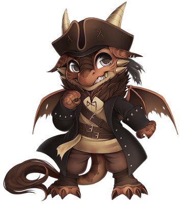 159 3 Pirate - Furvilla Pirate Costume (353x400), Png Download