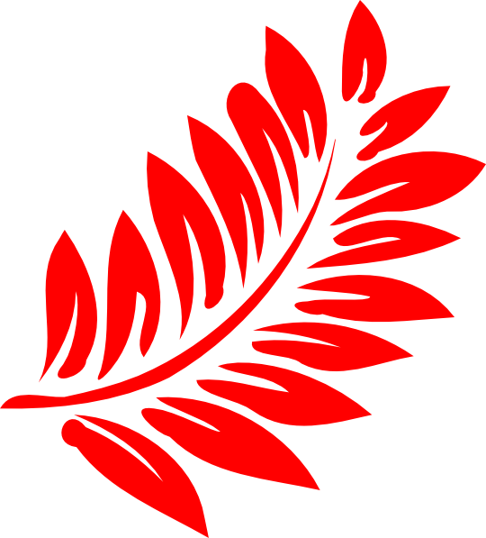 Fern Clipart Fern Drawing - Hawaiian Flower Clipart Png (540x597), Png Download