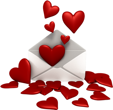 Carta Plena De Corazones - Corazones Png (400x395), Png Download
