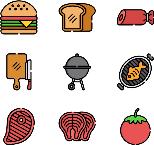 Bbq (600x564), Png Download