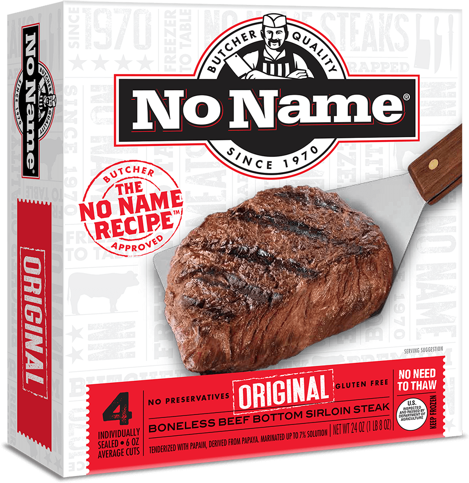 No Name® Steaks Original - No Name Steaks (1650x1042), Png Download