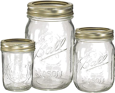 Canning-jars - Jars Png (500x500), Png Download