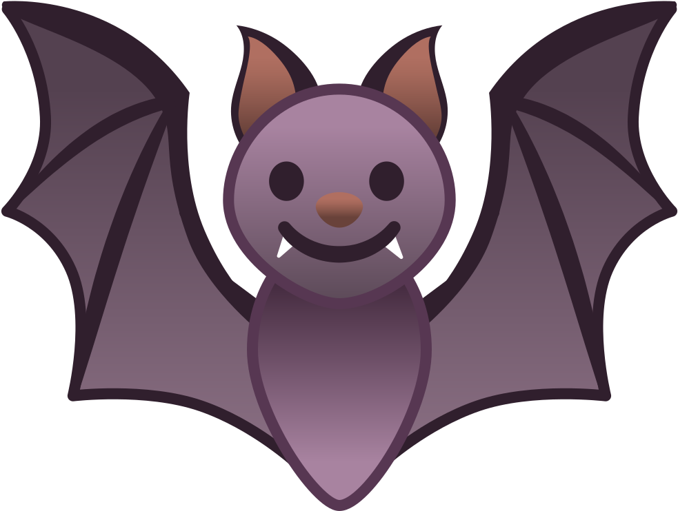 Download Svg Download Png - Emoji Animals Bat Png (1024x1024), Png Download