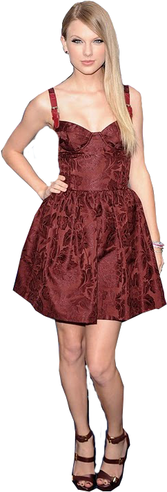 Taylor Swift Png - Taylor Swift With Straight Hair (509x800), Png Download
