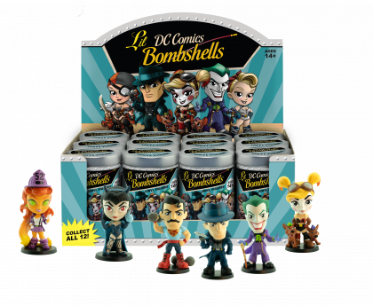 Adding To The Off The Wall Fun Is The Custom, Collectible - Dc Lil Bombshells Series 3 (420x345), Png Download