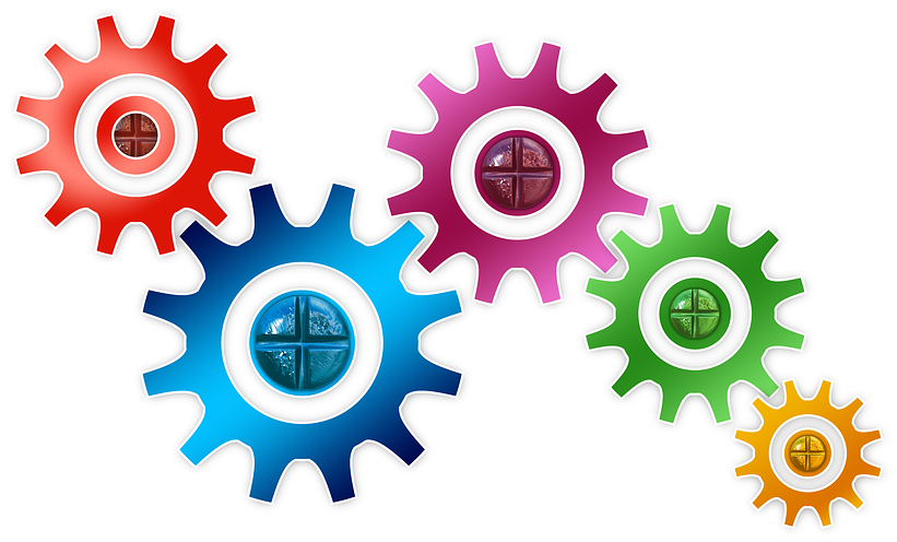 Gears - Maker Space Clipart (960x640), Png Download