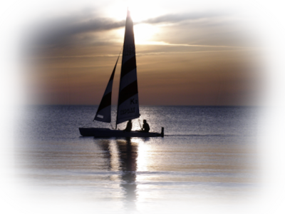 Sailboat - Hiddensee (400x300), Png Download